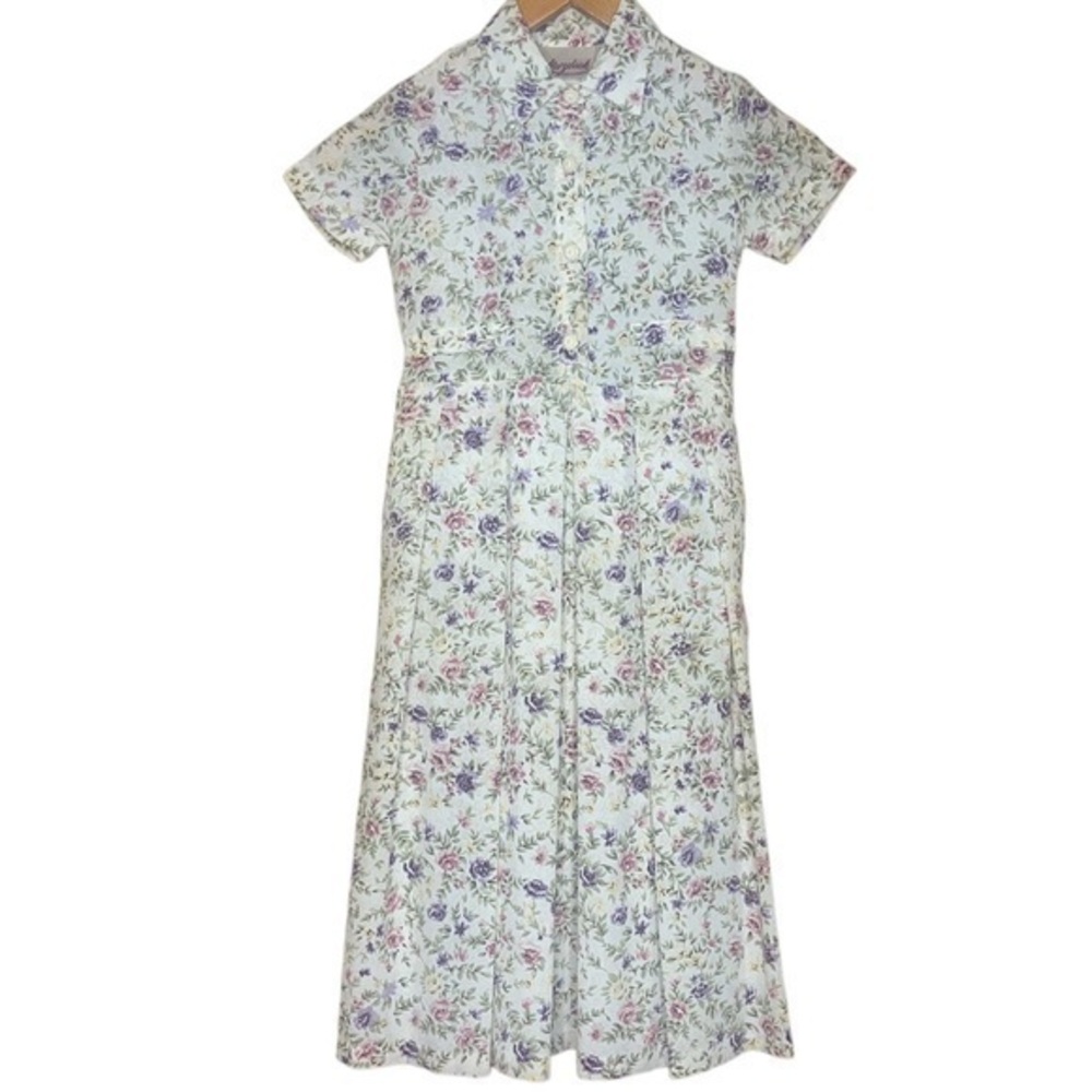 Vintage Storybook Heirlooms floral dress 6x